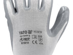 Beschermende Nylon Handschoenen Gecoat Met Oliebestendig Nitriel Maat 9