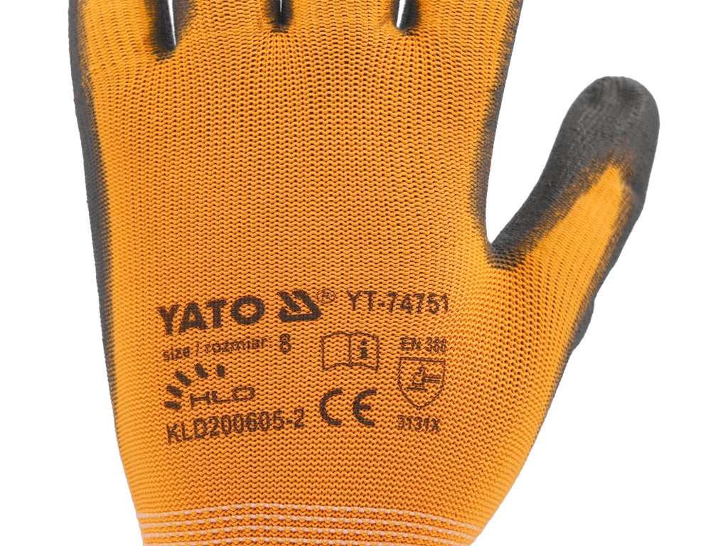 Pu-Gecoate Veiligheidshandschoenen Met Smartphone Coating Maat 10