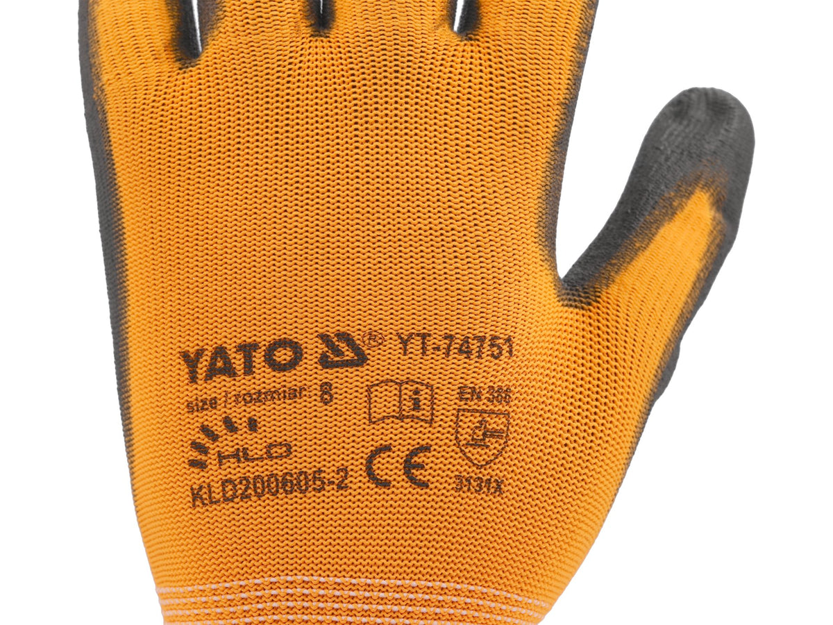 Pu-Gecoate Veiligheidshandschoenen Met Smartphone Coating Maat 9
