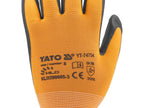 Beschermende Nylon Handschoenen 15G Nitriel Gecoat Met Smartphone Coating Maat 8