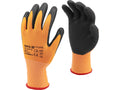 Beschermende Nylon Handschoenen 15G Nitriel Gecoat Met Smartphone Coating Maat 9