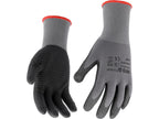 Beschermende Nylon Handschoenen Gecoat Met Geschuimd Nitril Met Anti-Slip Stippen Maat 10