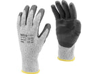Hppe Anti-Snijbeschermende Handschoenen, Zwart Pu Gecoat, Maat 9