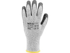 Hppe Anti-Snijbeschermende Handschoenen, Zwart Pu Gecoat, Maat 9
