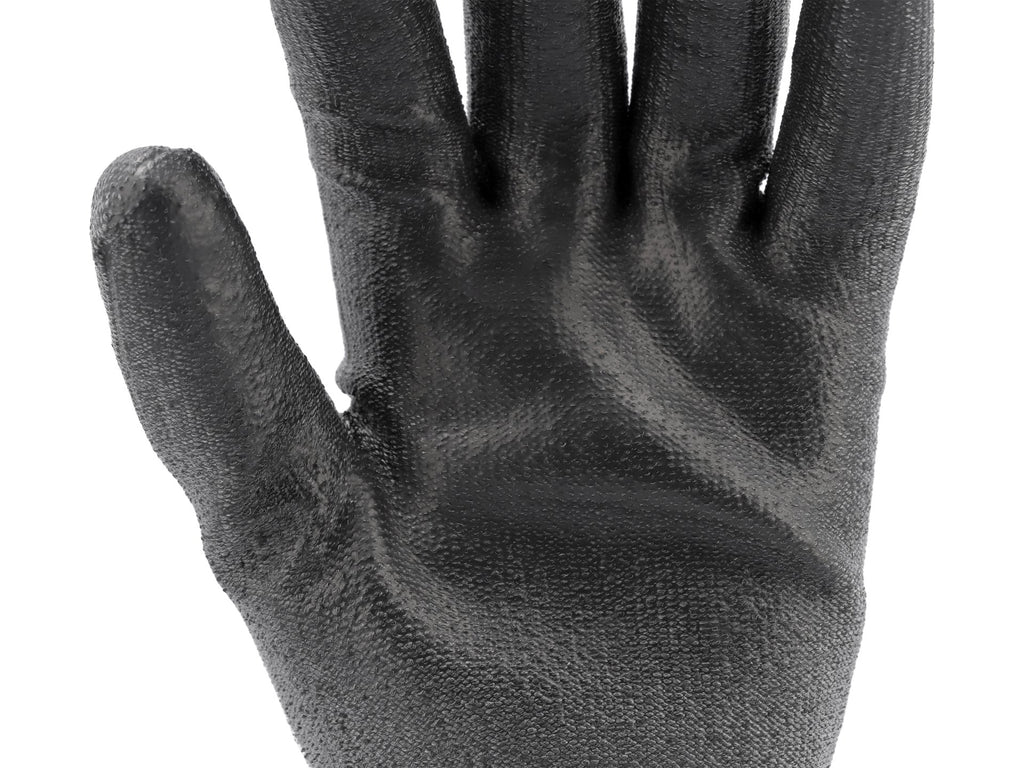 Hppe Anti-Snijbeschermende Handschoenen, Zwart Pu Gecoat, Maat 9