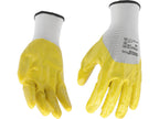 Beschermende Handschoenen Van Polyester Gecoat Met Oliebestendig Nitril Maat 9