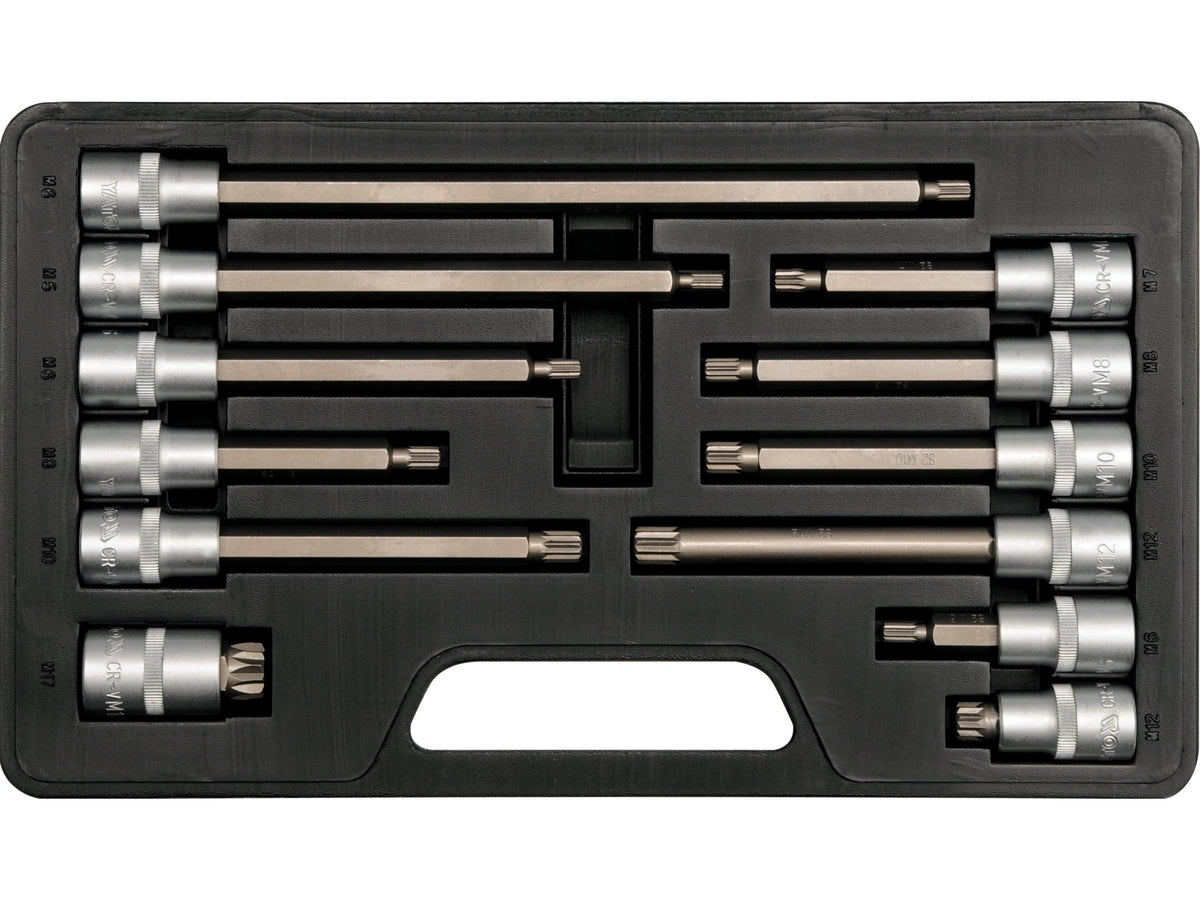 Spline L-Sleutelset 12 Onderdelen