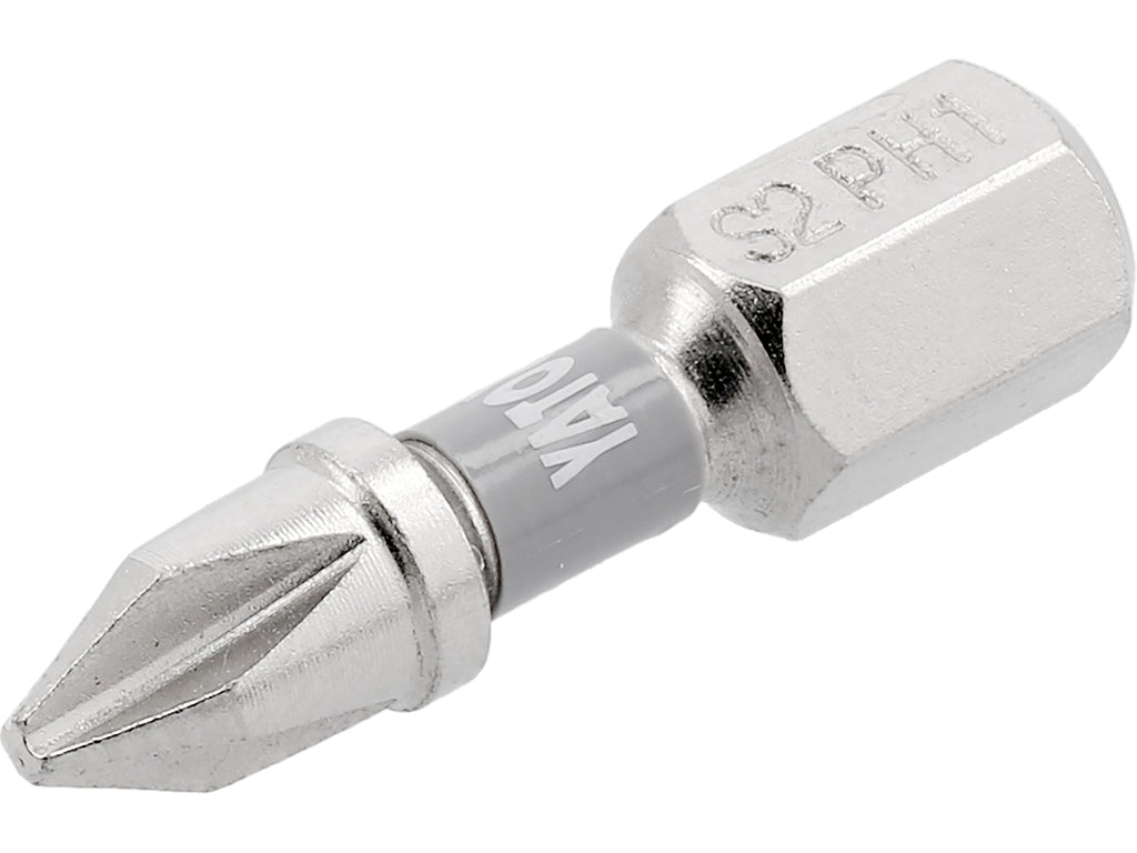 Bits 1/4''X25 MM PH1 2 Stuks Ni