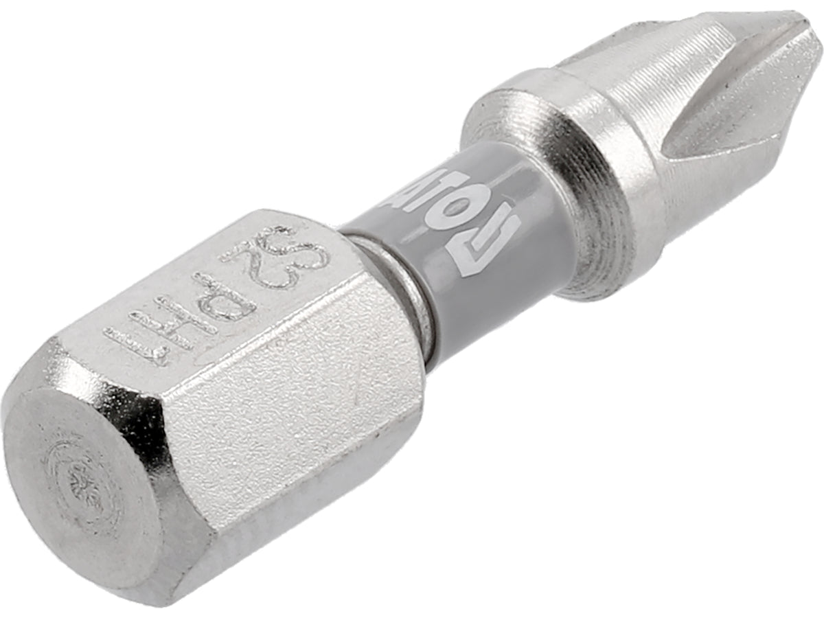 Bits 1/4''X25 MM PH1 2 Stuks Ni