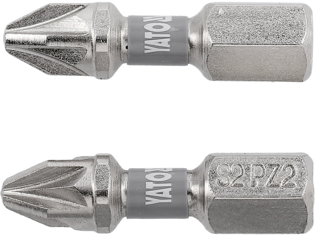 Bits 1/4''X25 MM PZ2 2 Stuks Ni