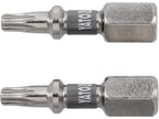 Bits 1/4''X25 MM T15 2 Stuks Ni