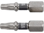 Bits 1/4''X25 MM T20 2 Stuks Ni