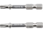 Bits 1/4''X50MM T25 2 Stuks Ni
