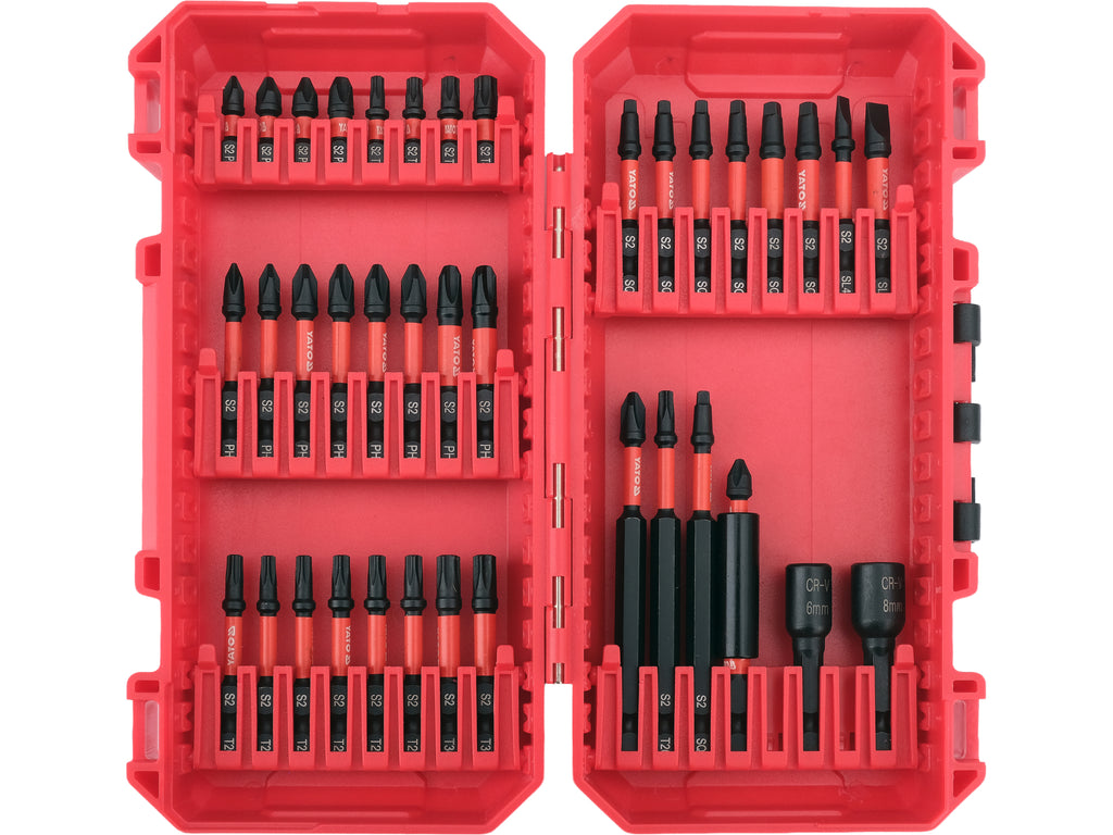 Slagschroevendraaier Bitsset 39 Stuks