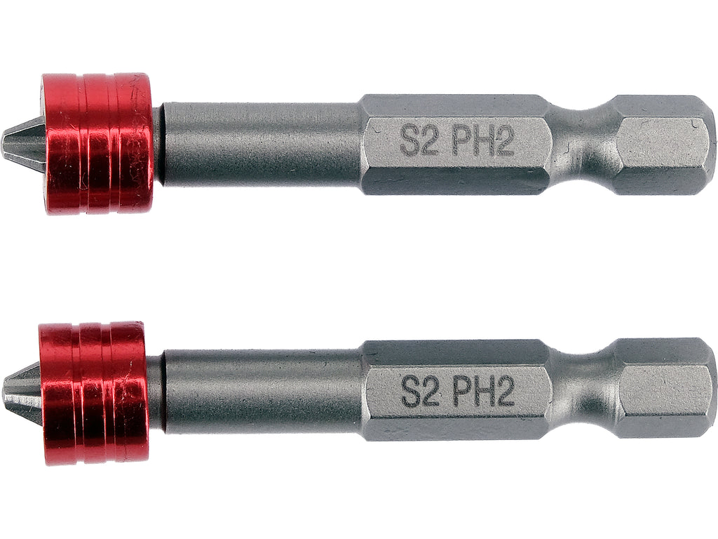 Bits Met Frame En Magnetisch 1/4"X50MM PH2 2 Stuks