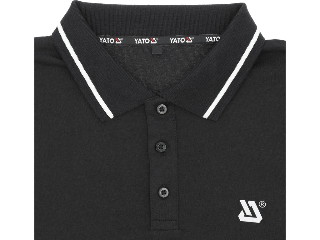 Zacht Poloshirt, Zwart, Maat. L