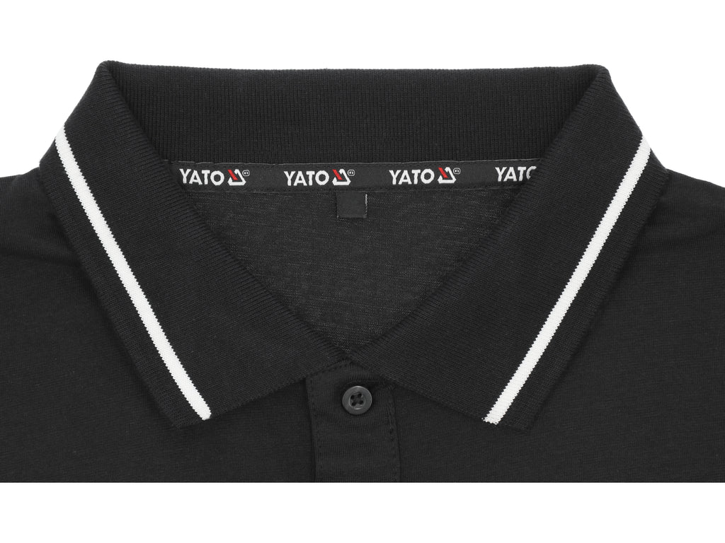 Zacht Poloshirt, Zwart, Maat. S