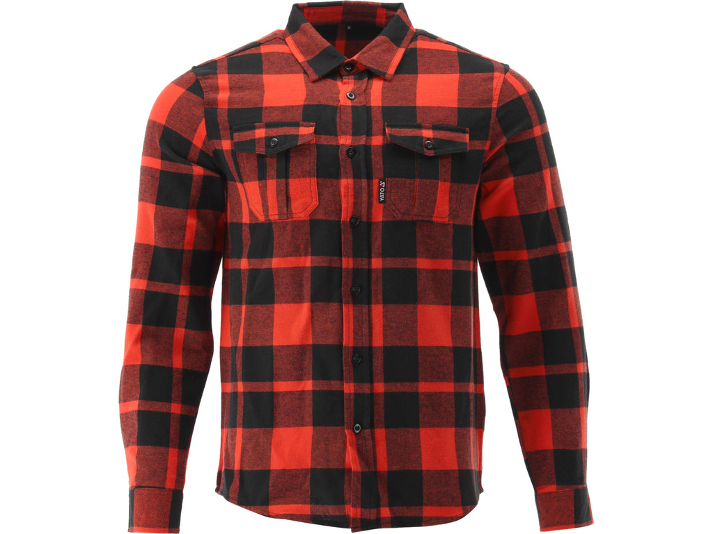 Rood Flanellen Overhemd, Maat. 2XL