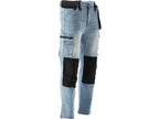 Passende Werkbroek Stretch Jeans Lichtblauw Maat. Xl