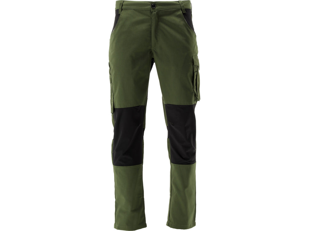 Werkbroek 4-WAY Stretch Serval Groen Maat. L