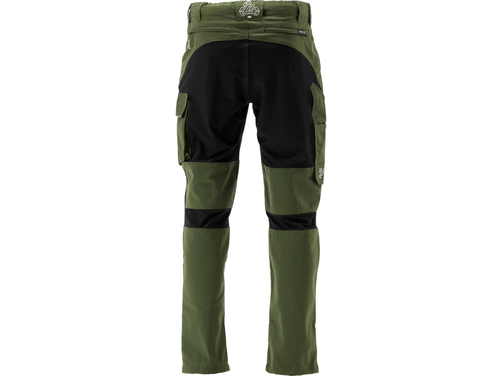 Werkbroek 4-WAY Stretch Serval Groen Maat. M