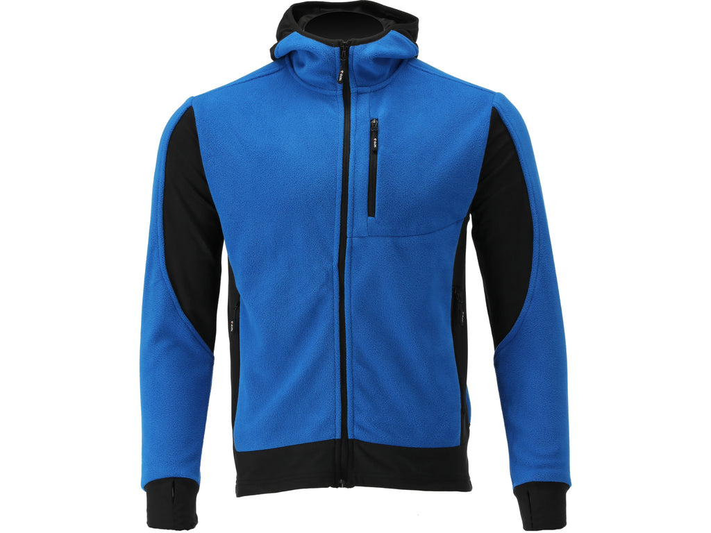 Fleece Met Capuchon Blauw Sarna Maat. 3XL
