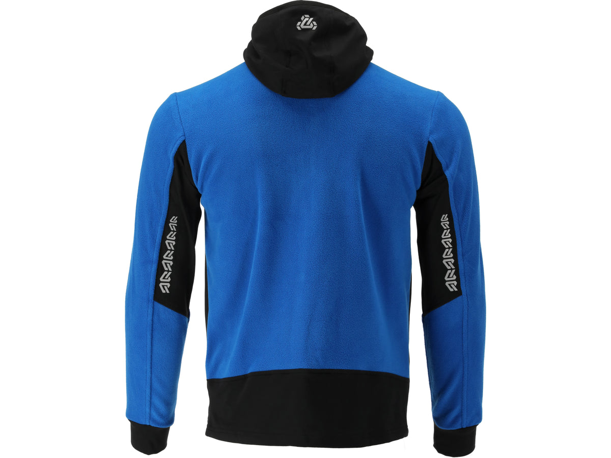 Fleece Met Capuchon Blauw Sarna Maat. 2XL