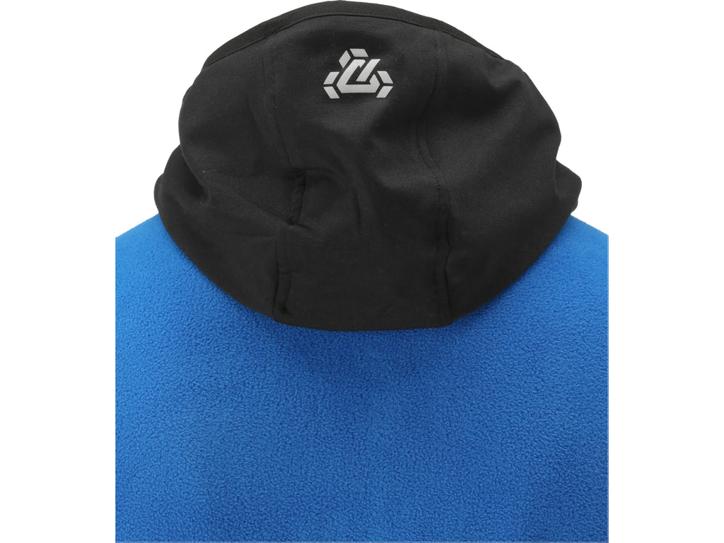 Fleece Met Capuchon Blauw Sarna Maat. M