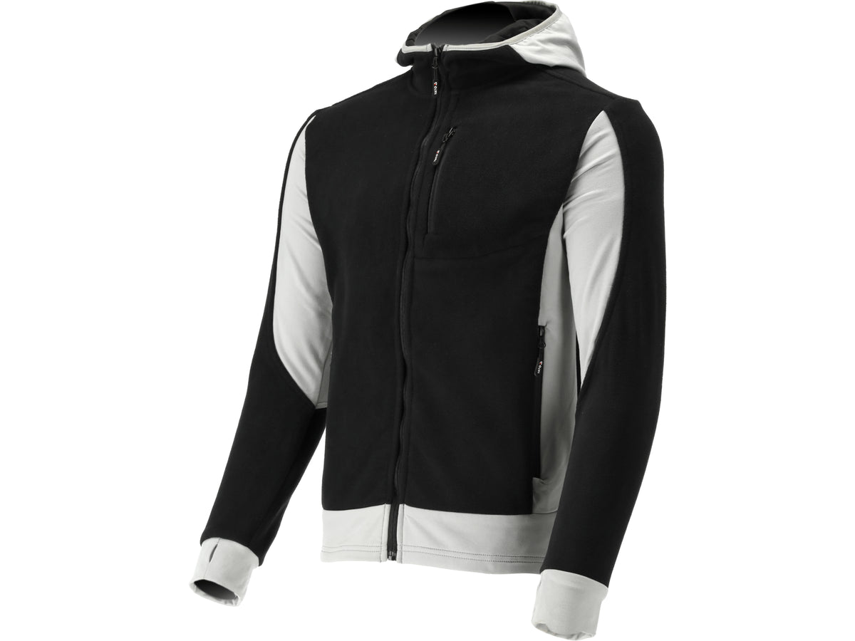 Sarna Fleece Met Capuchon Zwart Maat. 3XL