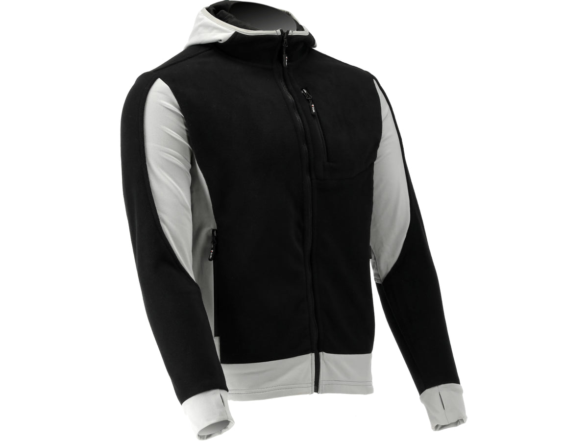 Sarna Fleece Met Capuchon Zwart Maat. 3XL