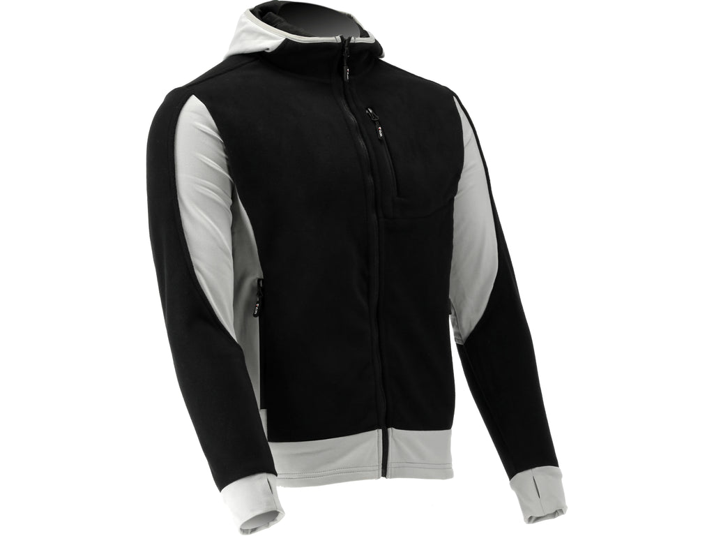Sarna Fleece Met Capuchon Zwart Maat. S