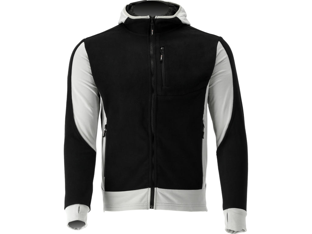 Sarna Fleece Met Capuchon Zwart Maat. M