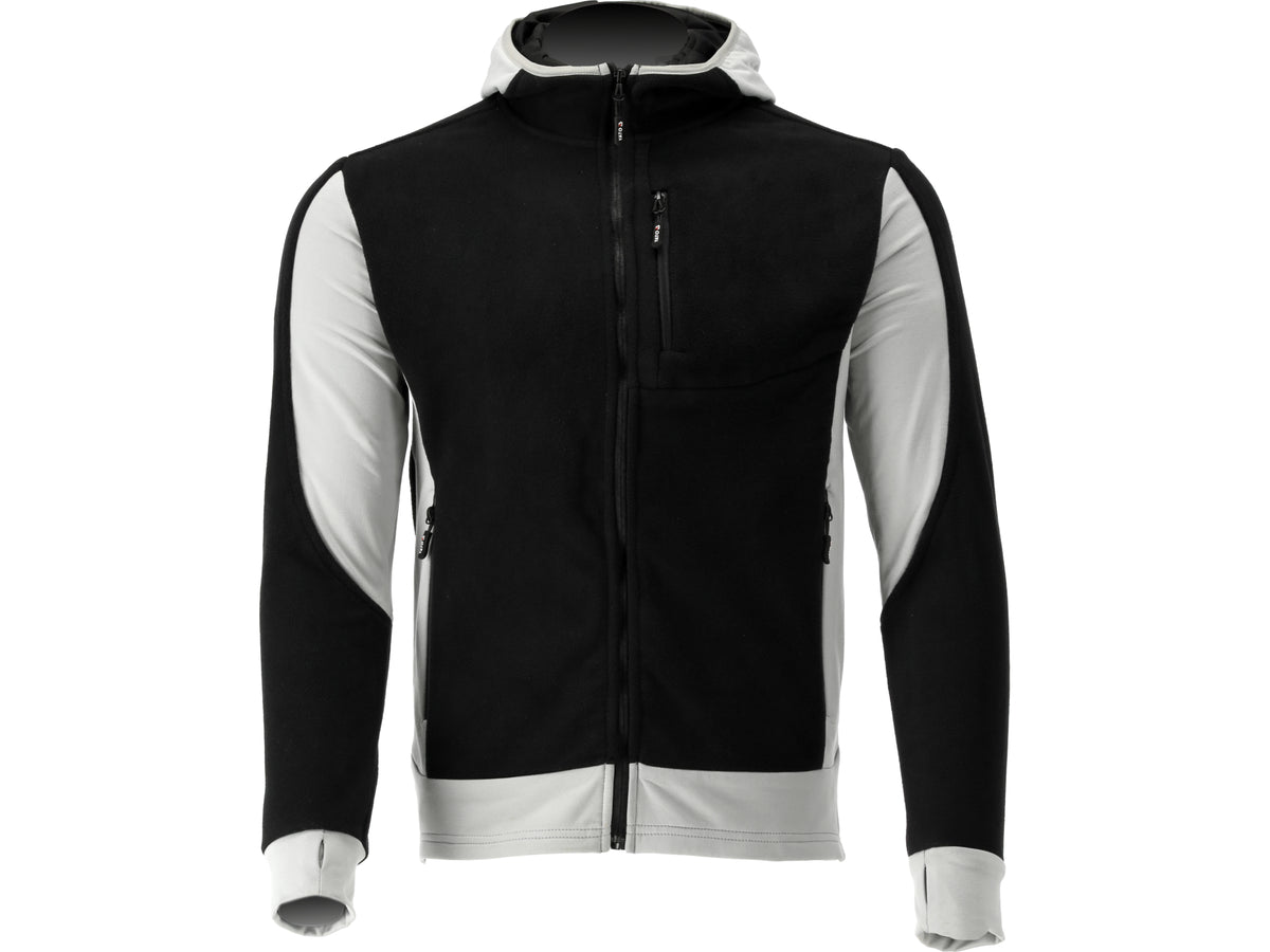 Sarna Fleece Met Capuchon Zwart Maat. 3XL