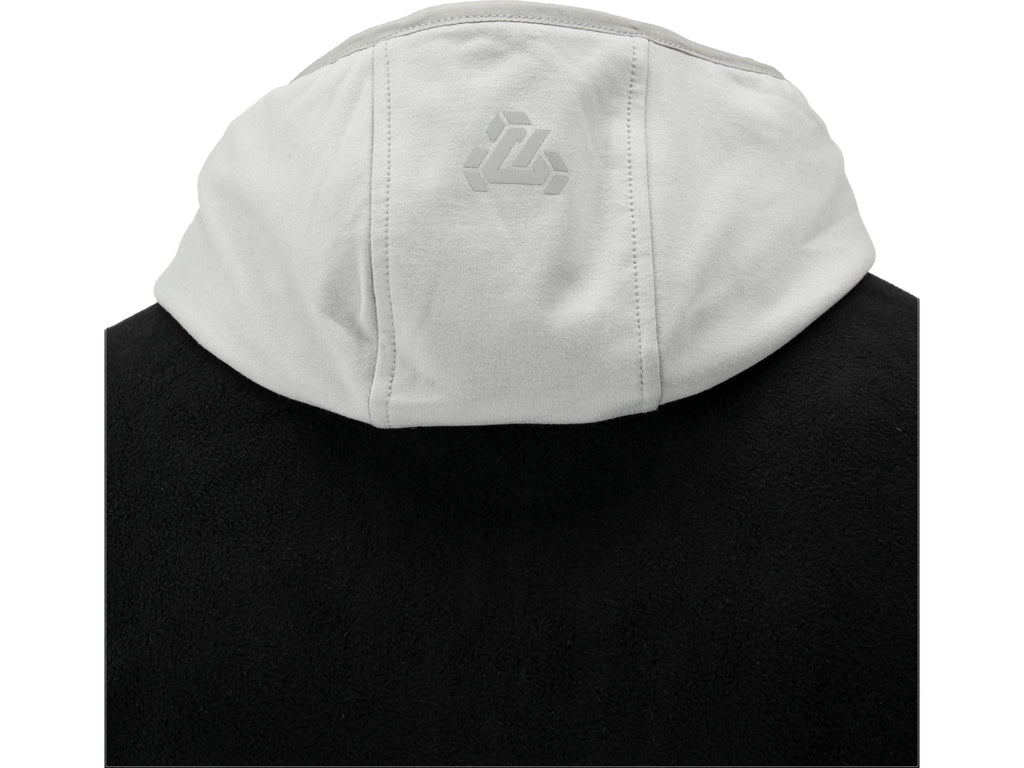 Sarna Fleece Met Capuchon Zwart Maat. 3XL