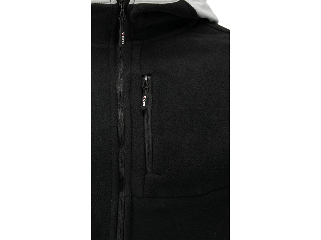 Sarna Fleece Met Capuchon Zwart Maat. 3XL