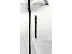 Witte Sarna-Fleece Met Capuchon. M