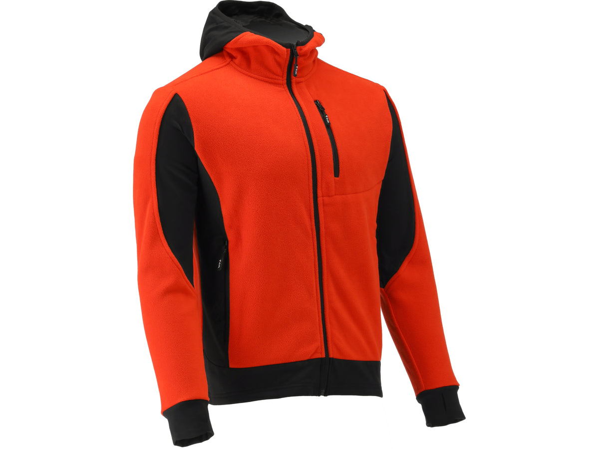 Fleece Met Hertenkap, Rood, Maat. L