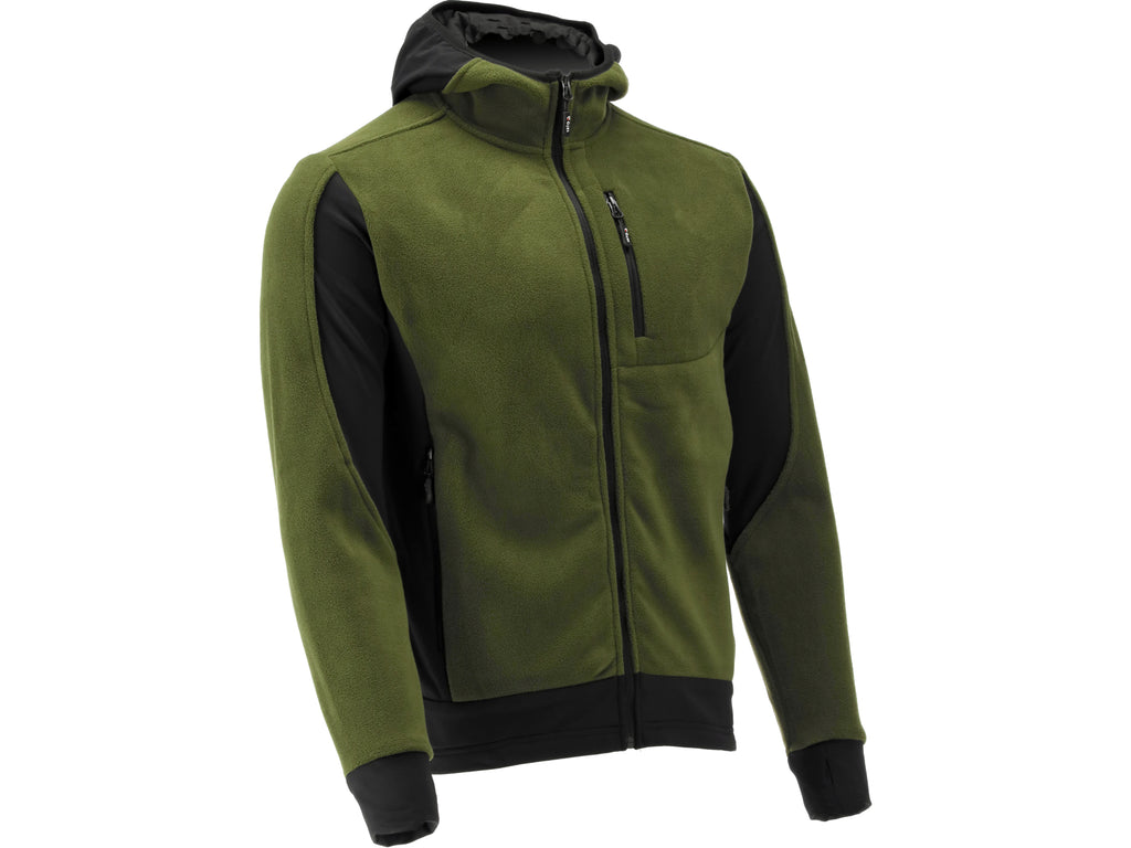 Sarna Groene Fleece Met Capuchon. S