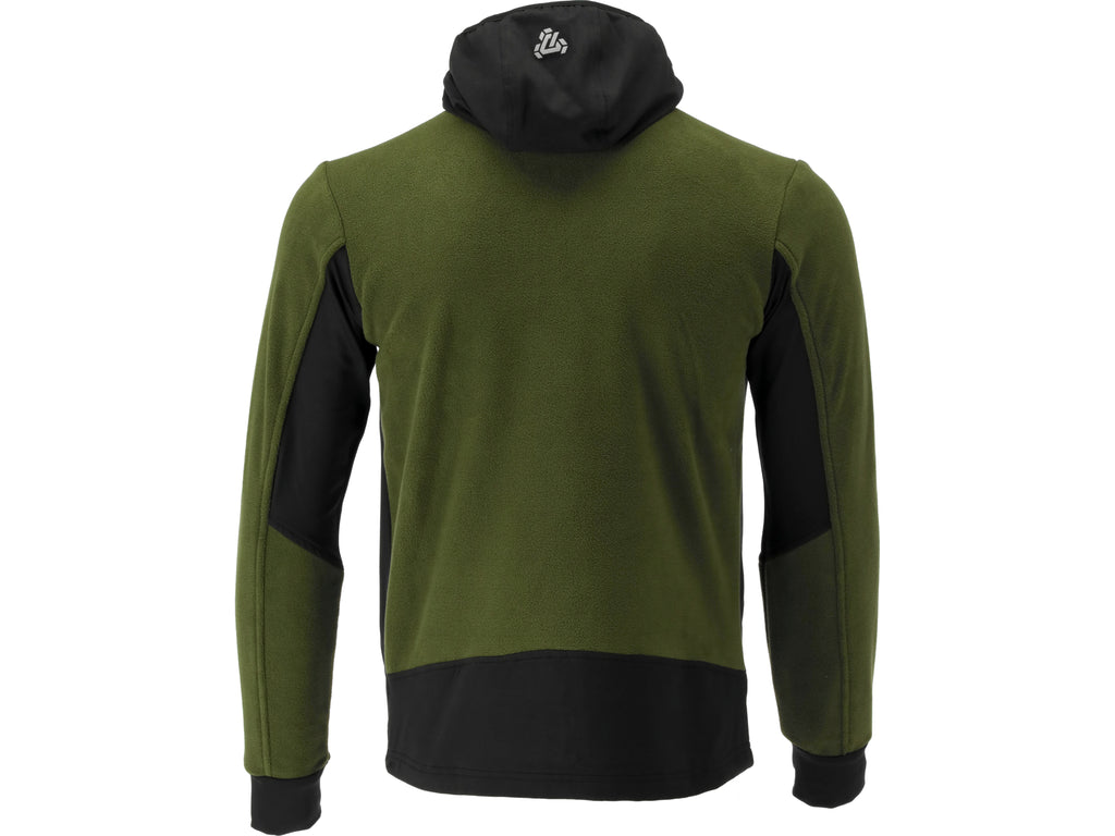 Sarna Groene Fleece Met Capuchon. L