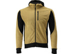 Khaki Sarna Fleece Met Capuchon. L