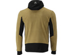 Khaki Sarna Fleece Met Capuchon. L