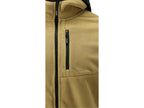 Khaki Sarna Fleece Met Capuchon. L
