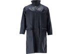 Marineblauwe lichte waterdichte jas maat XL