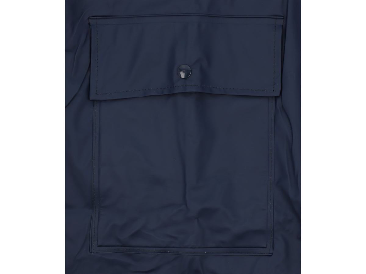 Marineblauwe comfortabele waterdichte jas maat 2XL