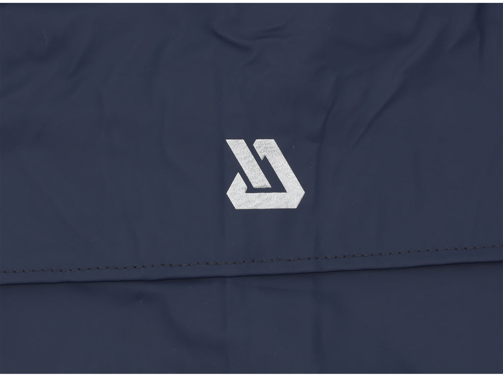 Marineblauwe comfortabele waterdichte jas maat L