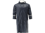 Marineblauwe comfortabele waterdichte jas maat XL