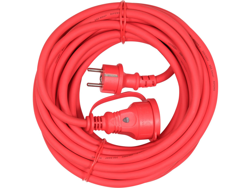 Bouwverlengkabel Met LED 3X2,5MM2, 30M