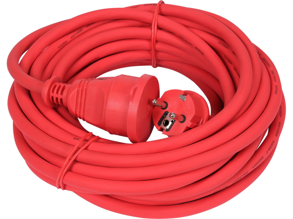 Bouwverlengkabel Met LED 3X2,5MM2, 20M