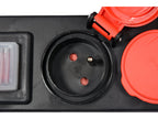 Verlengsnoer Werkplaats Stroomstrip Ip 44 Drie Stopcontact Met Aardingschakelaar 3M 1,5MM2