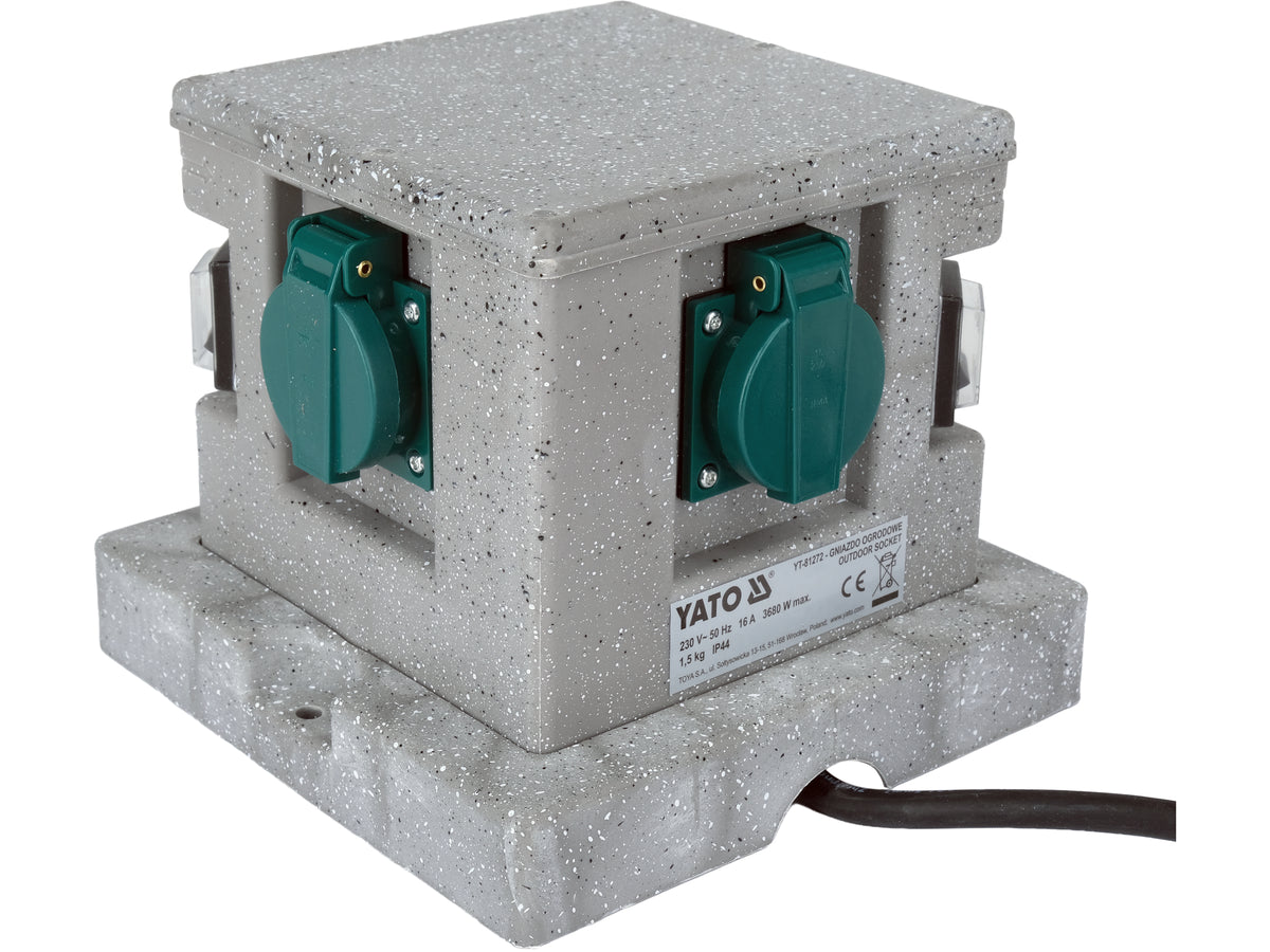 <h1>INBOORDE TUINCONTACTDOOS ZESKANT IP44 4X230V</h1>